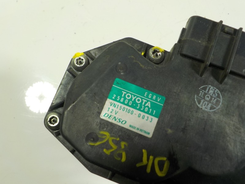 Recambio de valvula egr para toyota auris 1.4 turbodiesel cat referencia OEM IAM 2580033011 2580033011 