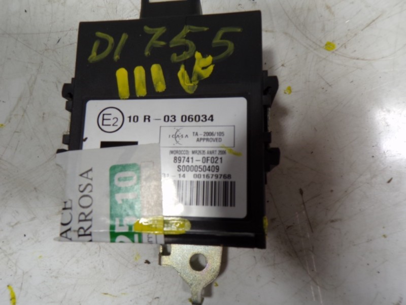 Recambio de modulo electronico para toyota verso 1.6 d-4d cat referencia OEM IAM 897410F021 897410F021 001679768