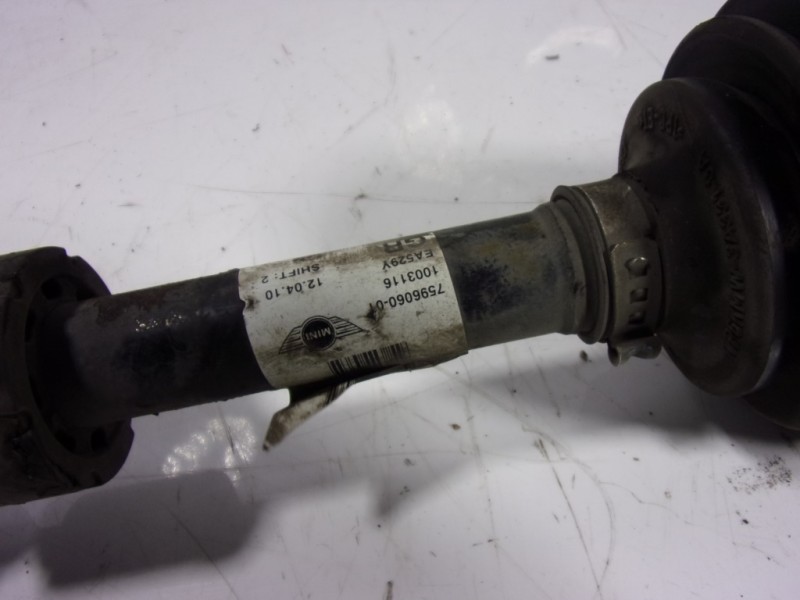 Recambio de transmision derecha para mini mini (r56) cooper s referencia OEM IAM 31608605466 759606001 