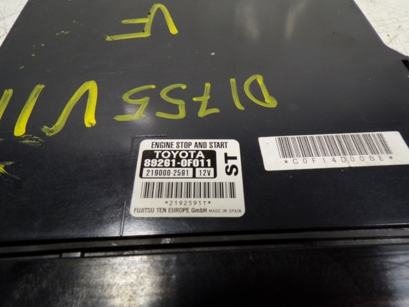 Recambio de modulo electronico para toyota verso 1.6 d-4d cat referencia OEM IAM 892610F011 862610F011 2190002591