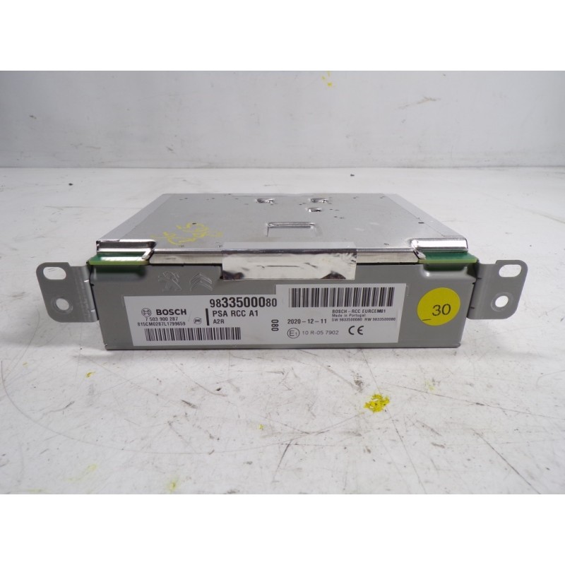 Recambio de sistema audio / radio cd para toyota proace city 1.2 12v referencia OEM IAM  9833500080 