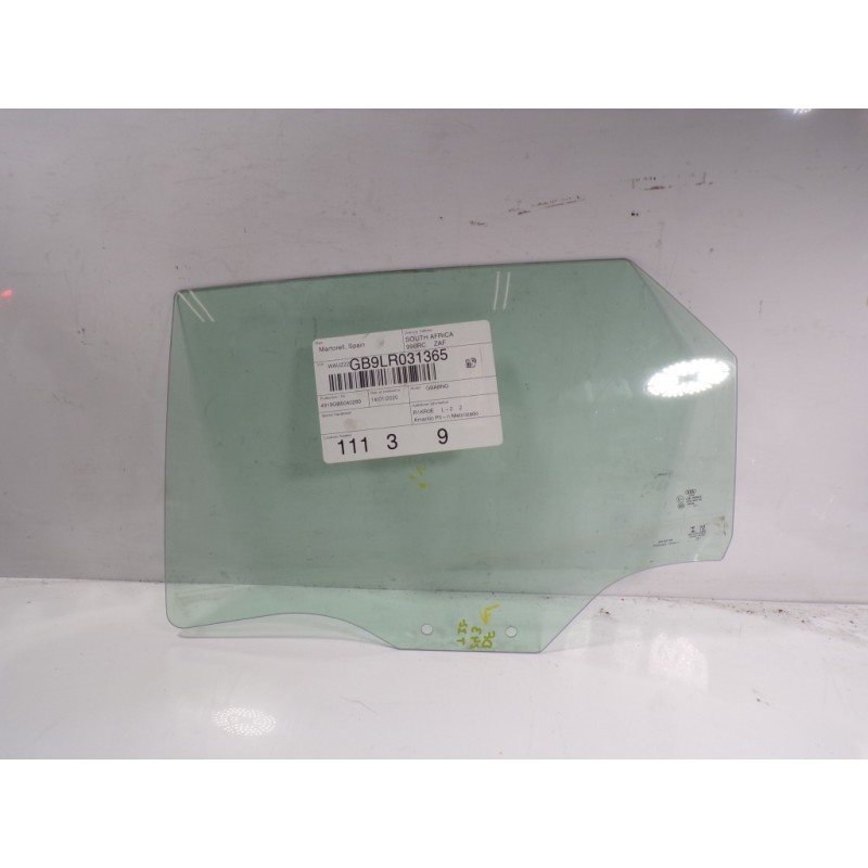Recambio de cristal puerta trasero izquierdo para audi a1 sportback (gba) 1.0 tfsi referencia OEM IAM 82G845205  