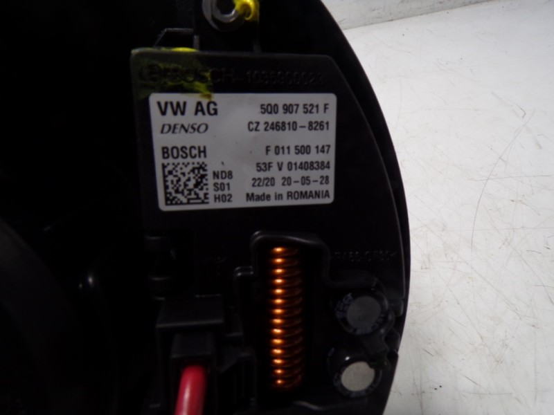 Recambio de motor calefaccion para skoda octavia combi (nx5) 2.0 tdi referencia OEM IAM 5WB819015A 5Q0907521F 