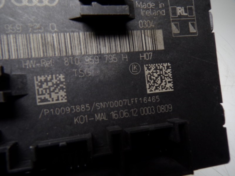 Recambio de modulo electronico para audi a4 ber. (b8) 2.0 16v tdi referencia OEM IAM 8T0959795Q 8T0959795H 