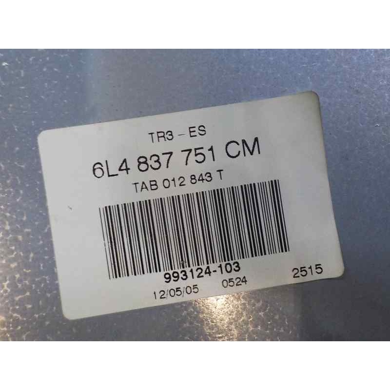 Recambio de elevalunas delantero izquierdo para seat cordoba berlina (6l2) 1.9 sdi referencia OEM IAM   