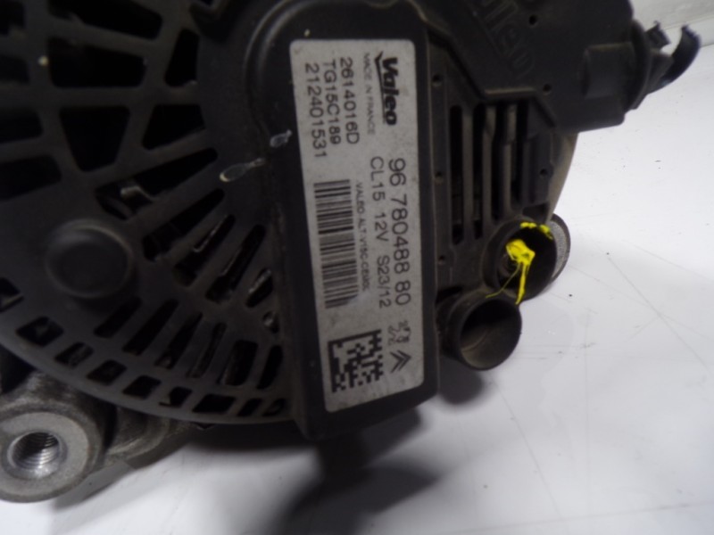 Recambio de alternador para peugeot partner kasten 1.6 16v hdi cat referencia OEM IAM  9678048880 TG15C189