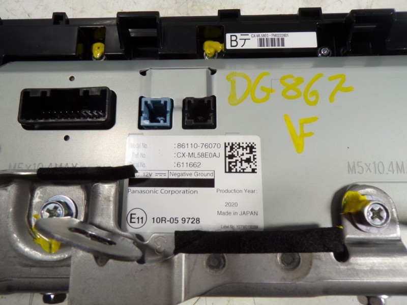 Recambio de pantalla multifuncion para lexus ux (za10) 250h referencia OEM IAM 8611176100 8611076070 CXML58E0AJ