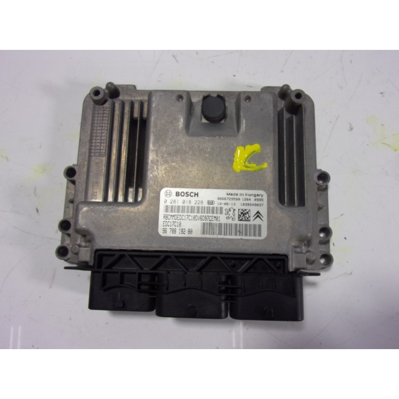 Recambio de centralita motor uce para peugeot partner kasten 1.6 16v hdi cat referencia OEM IAM 1606870680 9678818280 0281018228