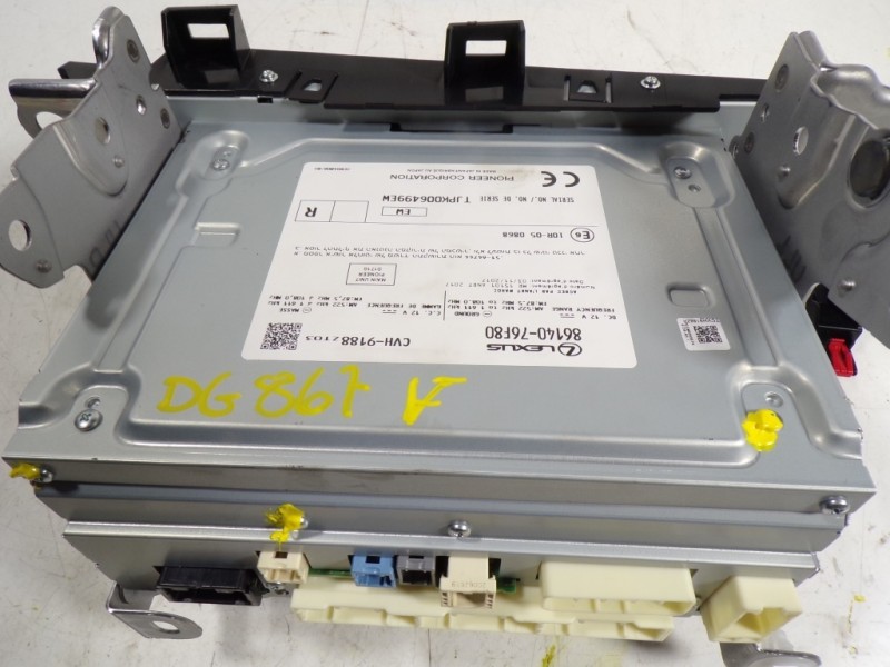 Recambio de sistema audio / radio cd para lexus ux (za10) 250h referencia OEM IAM 8614076F80 8614076F80 CVH9188ZT03