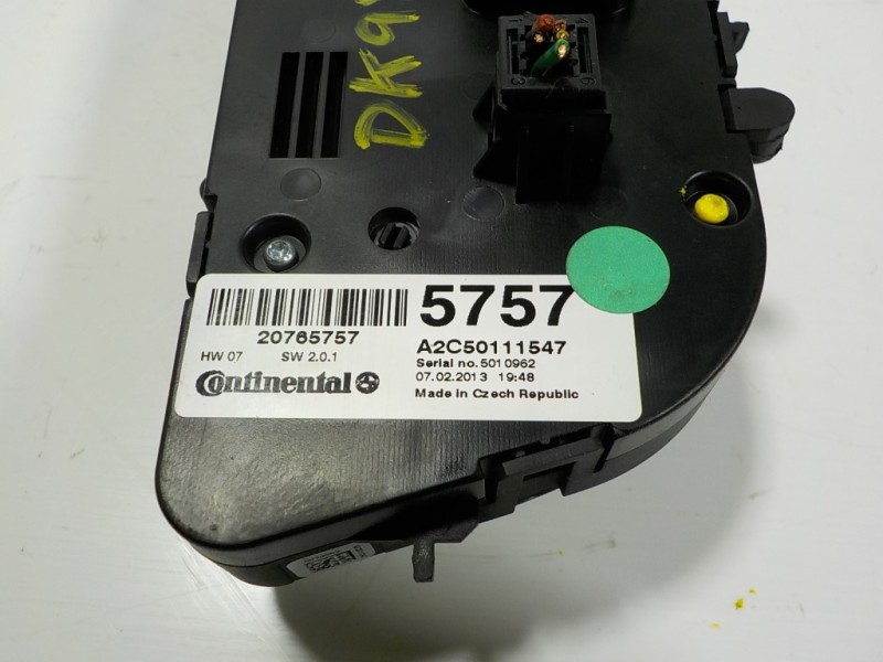 Recambio de mando climatizador para opel mokka 1.7 16v cdti referencia OEM IAM 20765757 5010962 