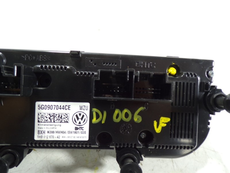 Recambio de mando climatizador para volkswagen golf vii lim. (bq1) advance referencia OEM IAM 5G0907044CEWZU 5G0907044CE 