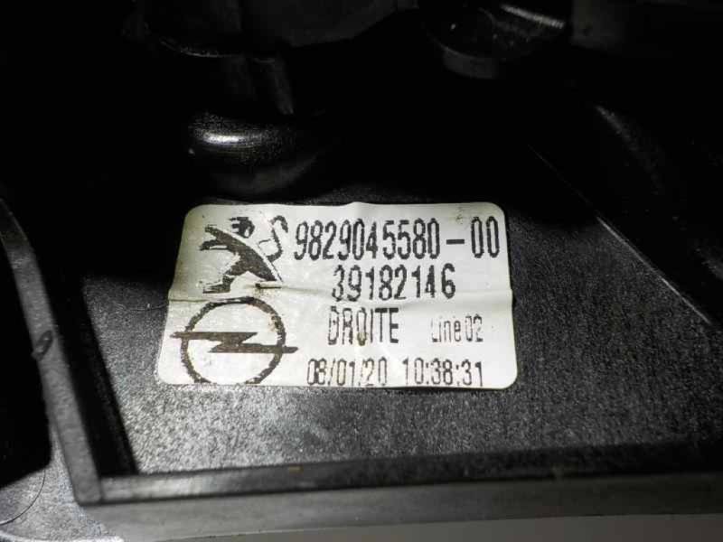 Recambio de elevalunas trasero derecho para opel corsa f 1.2 referencia OEM IAM  9829045580 