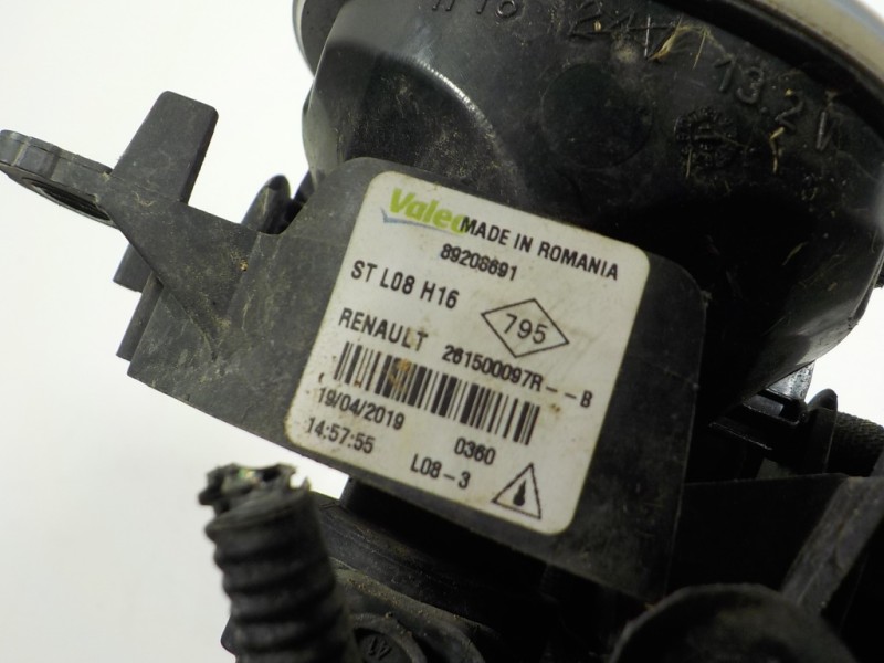 Recambio de faro antiniebla izquierdo para dacia sandero 0.9 tce cat referencia OEM IAM 261500097R 261500097R 