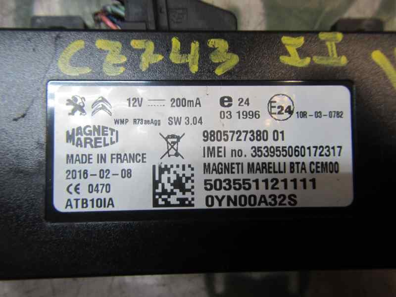 Recambio de modulo electronico para citroën c-zero seduction referencia OEM IAM  9805727380 