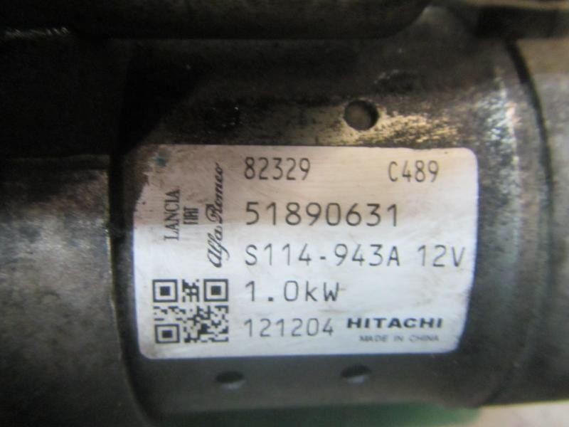 Recambio de motor arranque para fiat panda (319) 1.2 cat referencia OEM IAM 51890631 51890631 