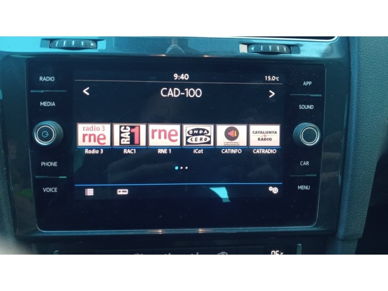 Recambio de pantalla multifuncion para volkswagen golf vii lim. (bq1) advance referencia OEM IAM  5G6919605A 