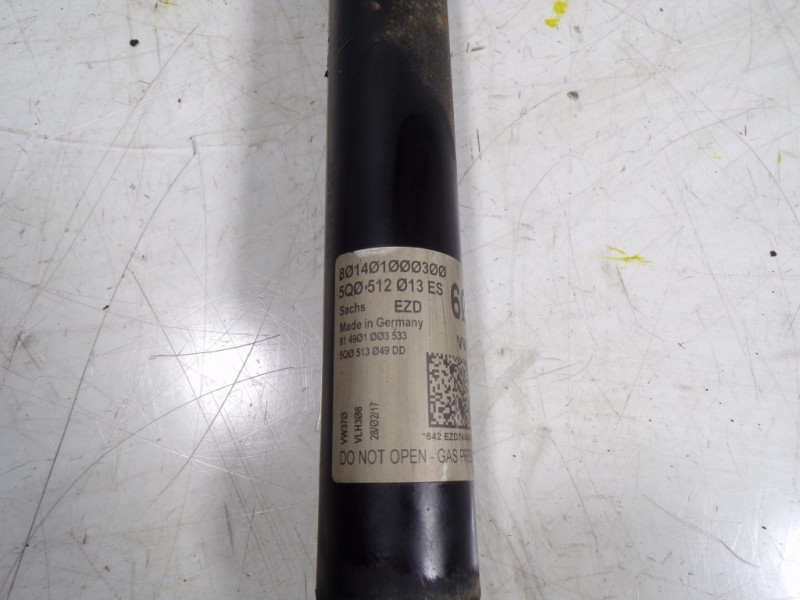Recambio de amortiguador trasero izquierdo para seat leon (5f1) reference referencia OEM IAM 5Q0513049DD 5Q0512013 