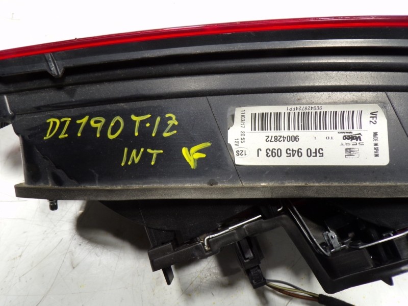 Recambio de piloto trasero izquierdo interior para seat leon (5f1) reference referencia OEM IAM 5F0945093J 5F0945093J 90042872