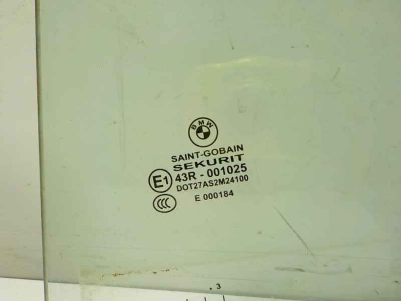 Recambio de cristal puerta trasero izquierdo para bmw x3 (f25) 2.0 turbodiesel referencia OEM IAM 51357391673  