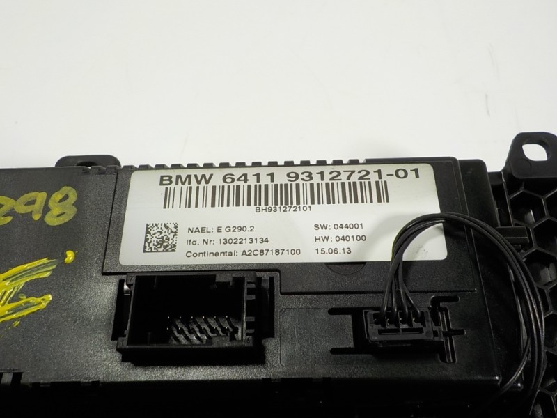 Recambio de mando climatizador para bmw x3 (f25) 2.0 turbodiesel referencia OEM IAM 64119312721 64119312721 61319351155