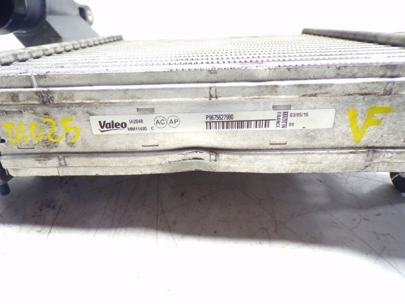 Recambio de intercooler para citroën c4 grand picasso 1.6 blue-hdi fap referencia OEM IAM 9675627980 9675627980 