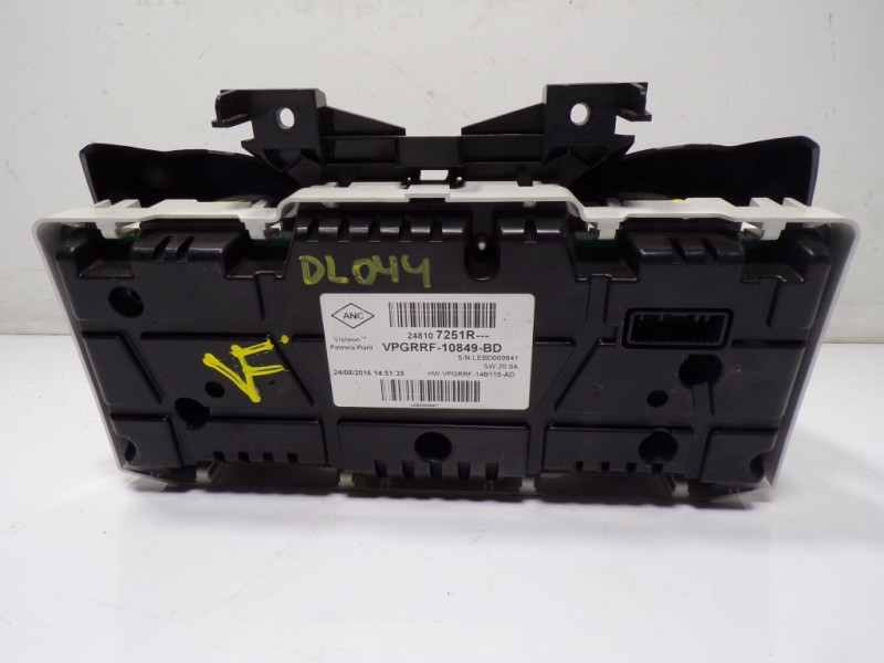 Recambio de cuadro instrumentos para renault clio iv 1.5 dci diesel fap referencia OEM IAM 248106941R 248107251R 