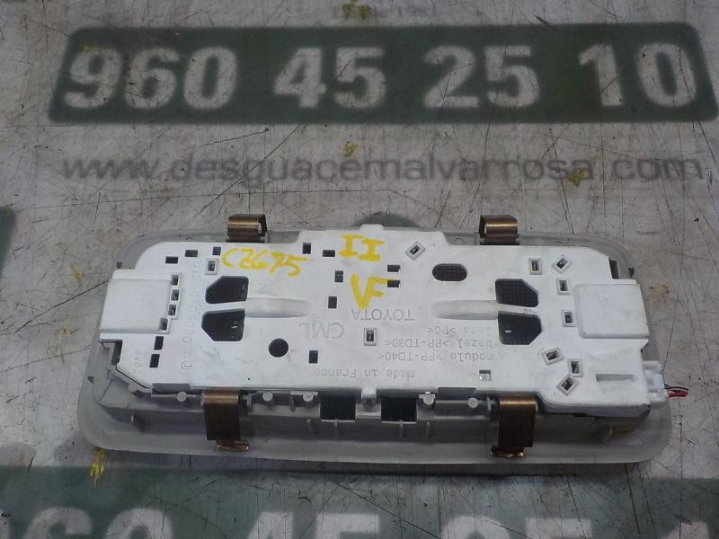 Recambio de piloto interior para toyota auris 1.8 16v (híbrido) referencia OEM IAM 8125005030B0  