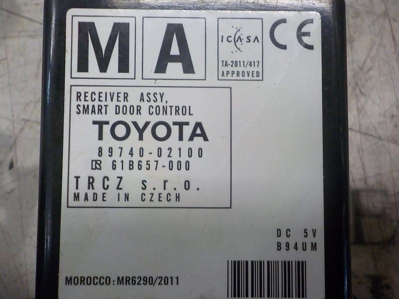 Recambio de modulo electronico para toyota auris 1.8 16v (híbrido) referencia OEM IAM 8974002100 8974002100 