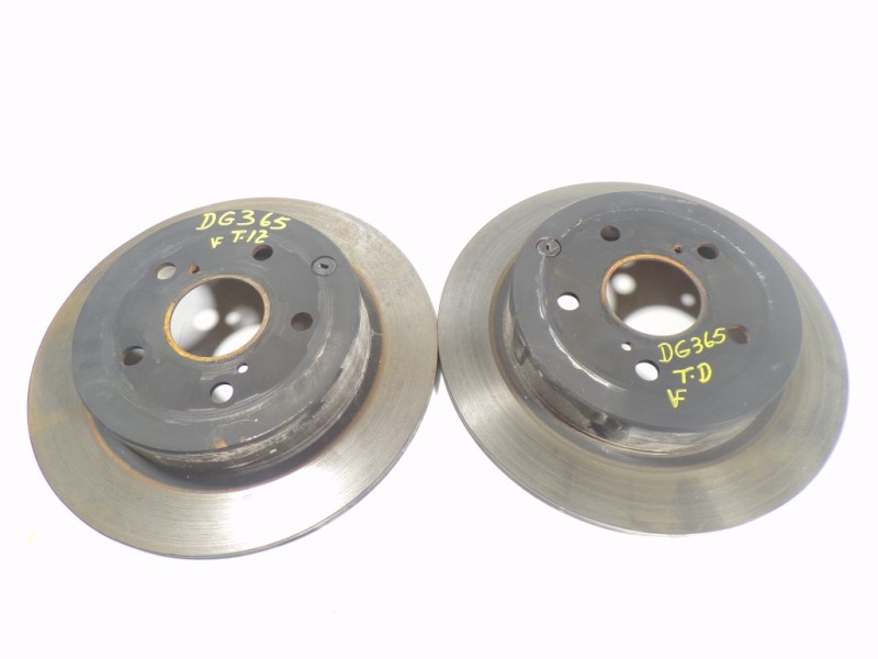 Recambio de disco freno trasero para toyota prius+ 1.8 16v (híbrido) referencia OEM IAM 4243147080  