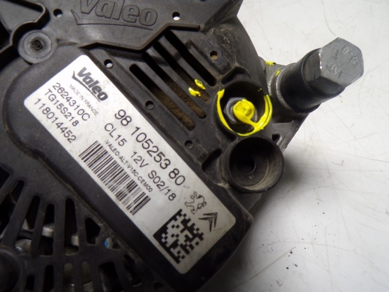 Recambio de alternador para peugeot 508 sw 1.6 blue-hdi fap referencia OEM IAM 9810525380 9810525380 