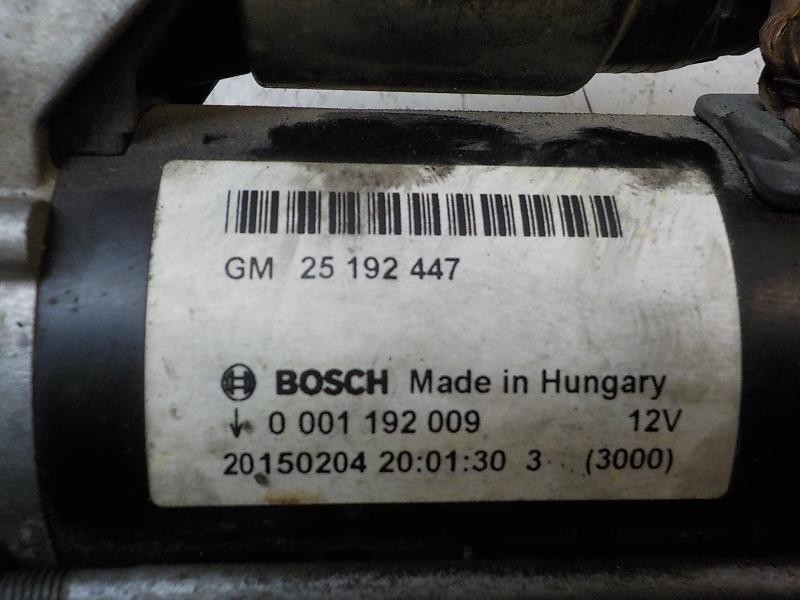 Recambio de motor arranque para opel corsa e edition referencia OEM IAM 55578921 25192447 0001192009