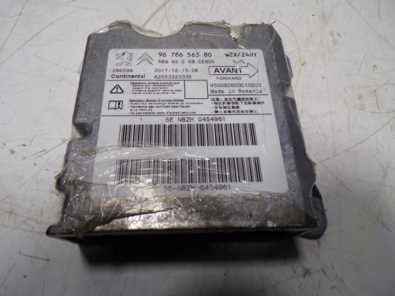 Recambio de centralita airbag para peugeot 508 sw 1.6 blue-hdi fap referencia OEM IAM 9678656380 9678656380 