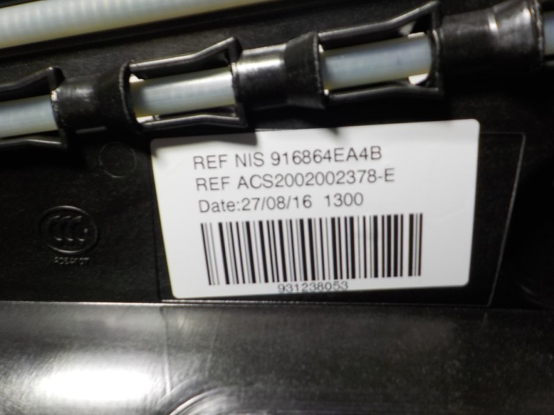 Recambio de techo electrico para nissan qashqai (j11) 1.2 16v cat referencia OEM IAM 916864EA2B 3S2123B2331 G1624000177