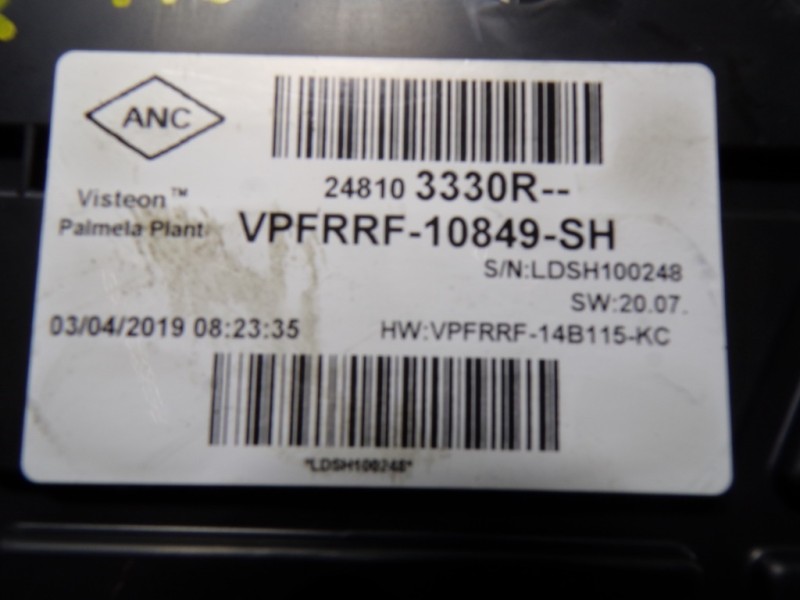 Recambio de cuadro instrumentos para renault trafic furgón 1.6 dci diesel energy referencia OEM IAM 248103330R 248103330R 