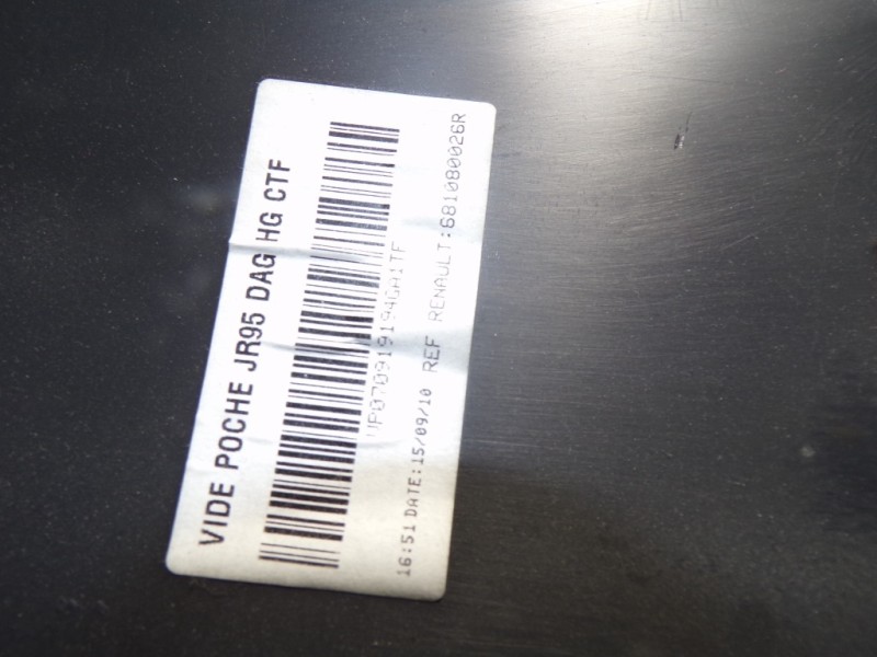 Recambio de guantera para renault scenic iii 1.5 dci diesel referencia OEM IAM 681080026R 681080026R 