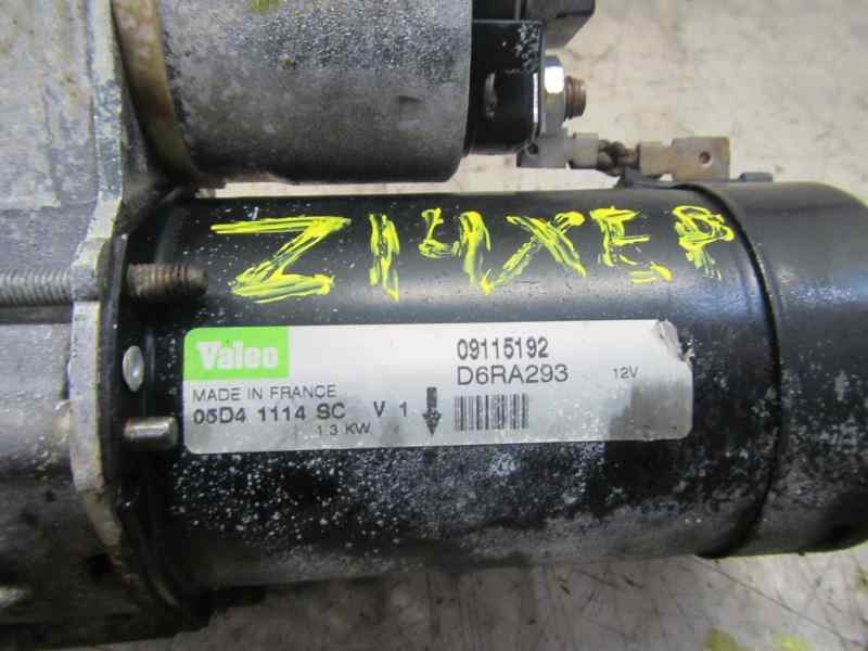 Recambio de motor arranque para opel astra h ber. 1.4 16v referencia OEM IAM  VALEO 05DA1114SC 