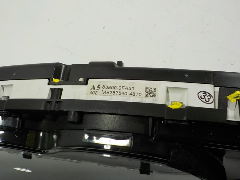 Recambio de cuadro instrumentos para toyota verso 1.6 16v cat referencia OEM IAM 838000FA51 838000FA51 