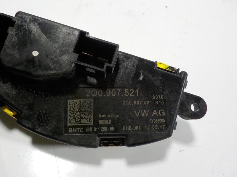 Recambio de resistencia calefaccion para volkswagen polo 1.6 tdi dpf referencia OEM IAM 2Q0907521 2Q0907521 
