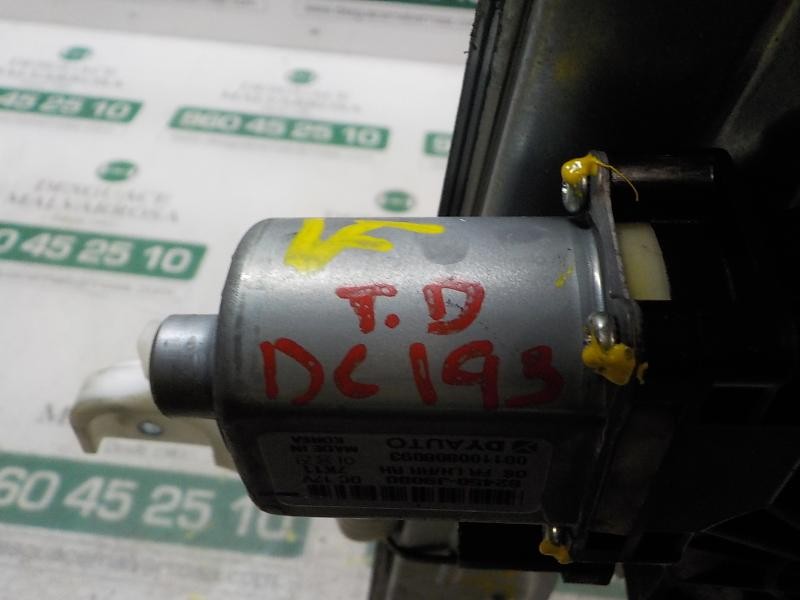 Recambio de elevalunas trasero derecho para hyundai kona pure referencia OEM IAM 83404J9000 82450J9000 