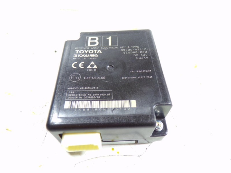 Recambio de modulo electronico para toyota rav4 hybrid fwd referencia OEM IAM 897B042110 897B042110 61G088000