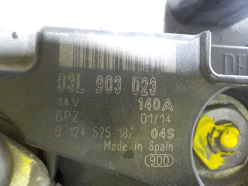 Recambio de alternador para audi q3 (8u) 2.0 tdi referencia OEM IAM 03L903023 03L903023 