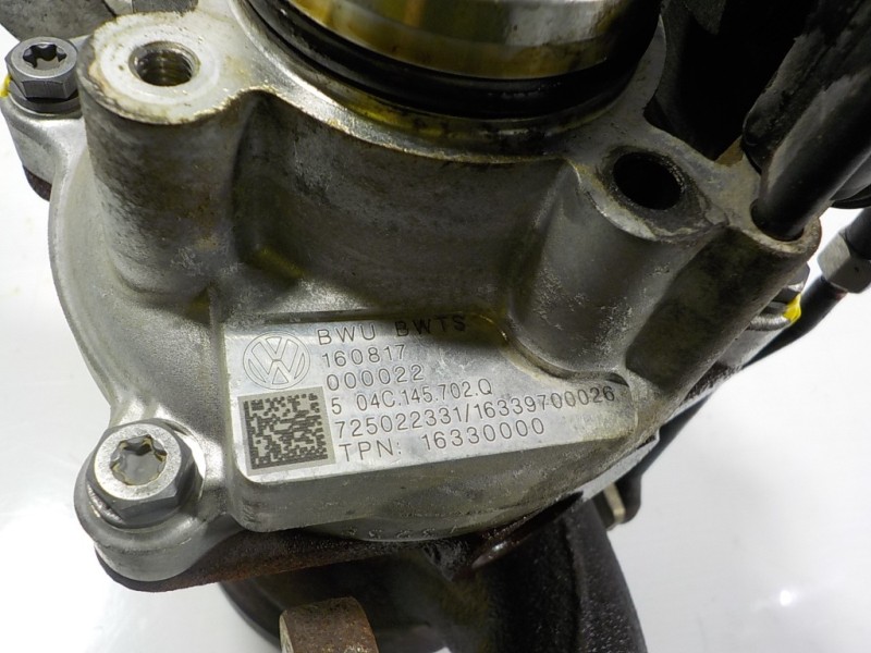 Recambio de turbocompresor para volkswagen polo 1.6 tdi dpf referencia OEM IAM 04C145703 04C145702Q 