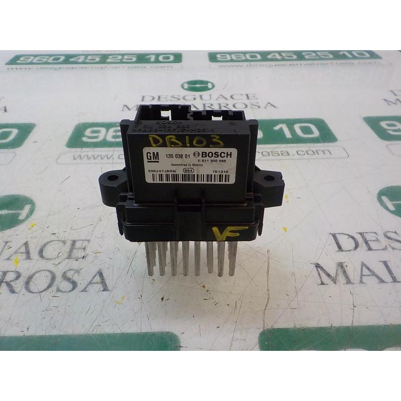 Recambio de resistencia calefaccion para opel insignia berlina edition referencia OEM IAM 13598091 13503201 F011500056