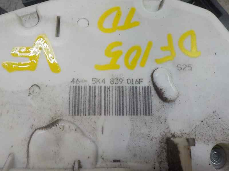 Recambio de cerradura puerta trasera derecha para skoda yeti 1.2 tsi referencia OEM IAM 5K4839016F 5K4839016F 