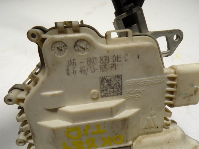 Recambio de cerradura puerta trasera derecha para audi q3 (8u) 2.0 tdi referencia OEM IAM 8K0839016C 8K0839016C 