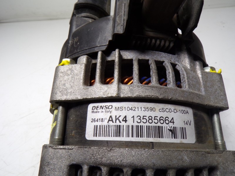 Recambio de alternador para opel corsa e 1.4 referencia OEM IAM 13585664 13585664 