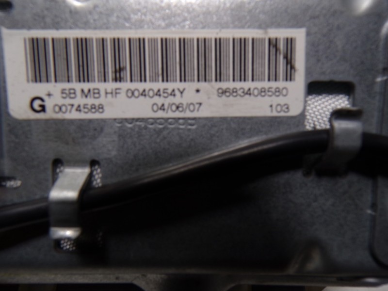 Recambio de airbag delantero derecho para peugeot 207 cc 1.6 16v referencia OEM IAM 8216RY 9683408580 0074588