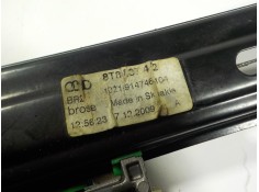 Recambio de elevalunas delantero derecho para audi a5 sportback (8t) 3.0 v6 24v tdi referencia OEM IAM 8T8837462  1021914746104 2