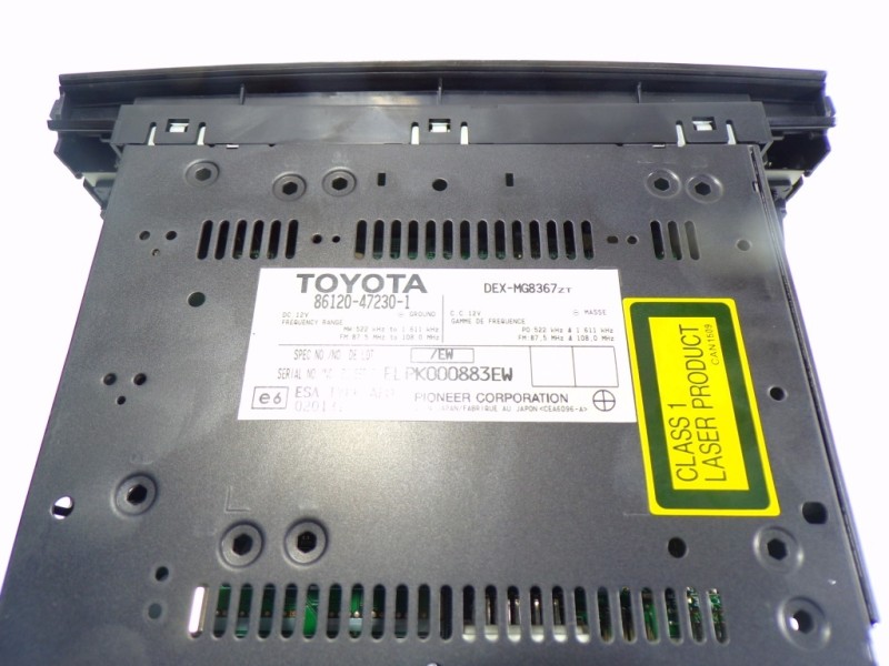 Recambio de sistema audio / radio cd para toyota prius (nhw20) 1.5 cat referencia OEM IAM 8612047230 8612047230 