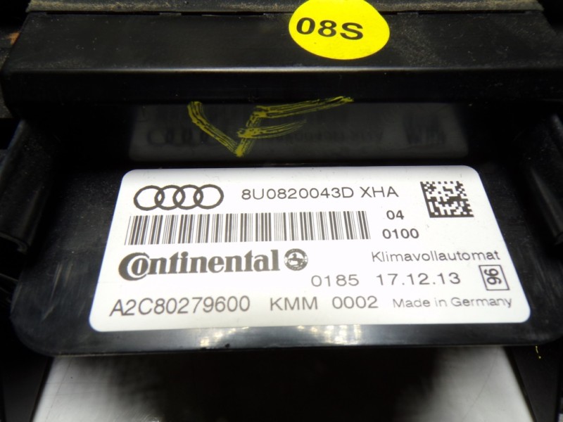 Recambio de mando climatizador para audi q3 (8u) 2.0 tdi referencia OEM IAM 8U0820043DXHA 8U0820043D 